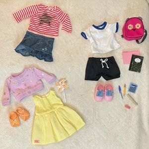 Our Generation 18 in Doll Clothes- 3 Sets